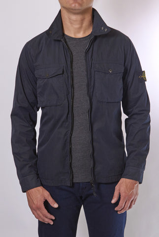 STONE ISLAND ZIP FRONT COTTON JACKET 631510717