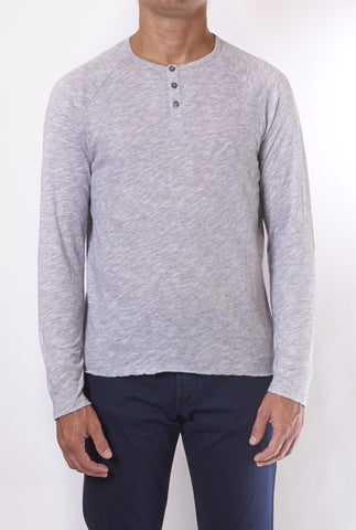 ATM FINE LINE STRIPE HENLEY AM4049-DA