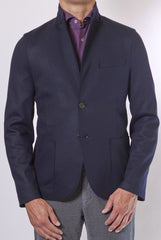 HARRIS WHARF WOOL INTERLOCK BLAZER