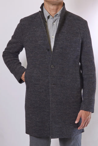 HARRIS WHARF KNIT 3 BUTTON SWEATER JACKET