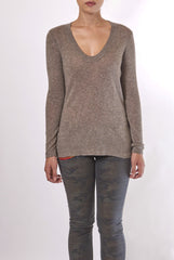 JAMES PERSE CASHMERE U NECK SWEATER