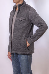 RELWEN HERRINGBONE KNIT JACKET