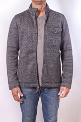 RELWEN HERRINGBONE KNIT JACKET