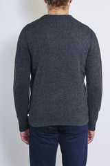 JOHN VARVATOS WAFFLE KNIT SWEATER