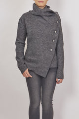 GROA BOILED WOOL BUTTON JACKET