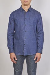 RAG AND BONE INDIGO TWILL SHIRT