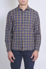 CAPRI WOOL AND CASHMERE PLAID SHIRT