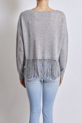 THE PERFEXT GREENPOINT CASHMERE FRINGE SWEATER