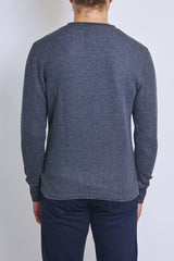 RELWEN WAFFLE KNIT CREW SWEATSHIRT