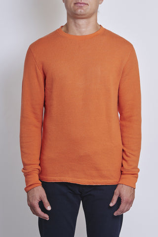 RELWEN WAFFLE KNIT CREW SWEATSHIRT