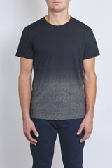 VINCE HOMBRE HERRINGBONE CREW TEE SHIRT