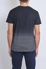 VINCE HOMBRE HERRINGBONE CREW TEE SHIRT
