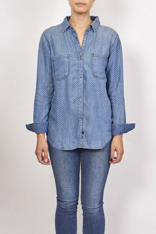 RAILS CHAMBRAY MINI STARS BUTTON DOWN