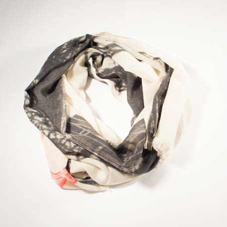 JITNI PARIS PRINT CASHMERE SCARF